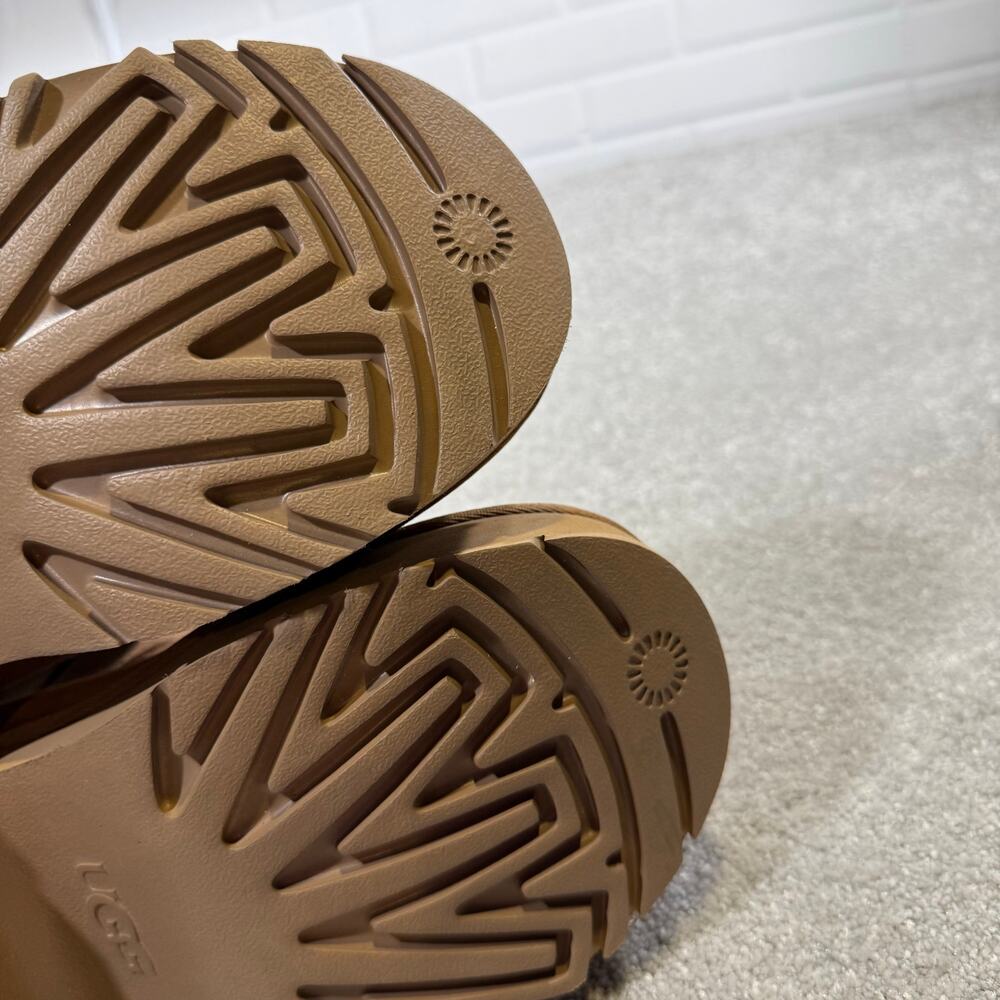 UGG NWOT Classic Twin Seam New Heights Boots Platform Suede Chestnut Womens‎ 10 - Picture 15 of 15